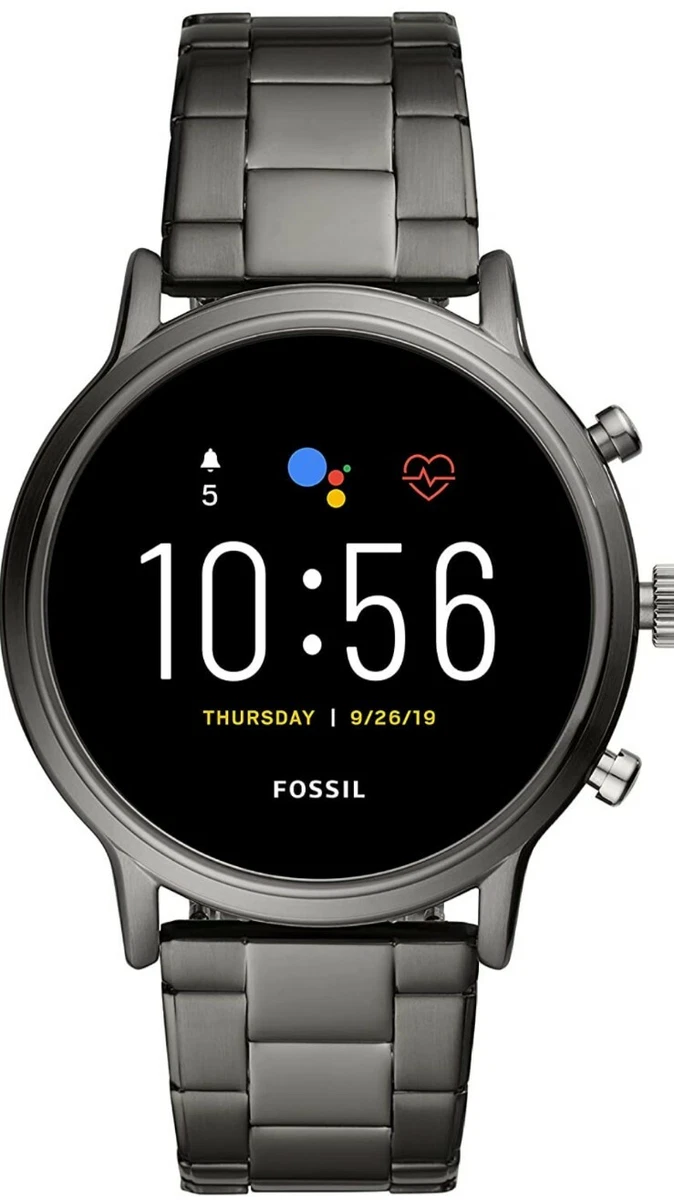 Fossil Gen 5 Smartwatch 44mm Stainless Steel Smoke with Smoke
