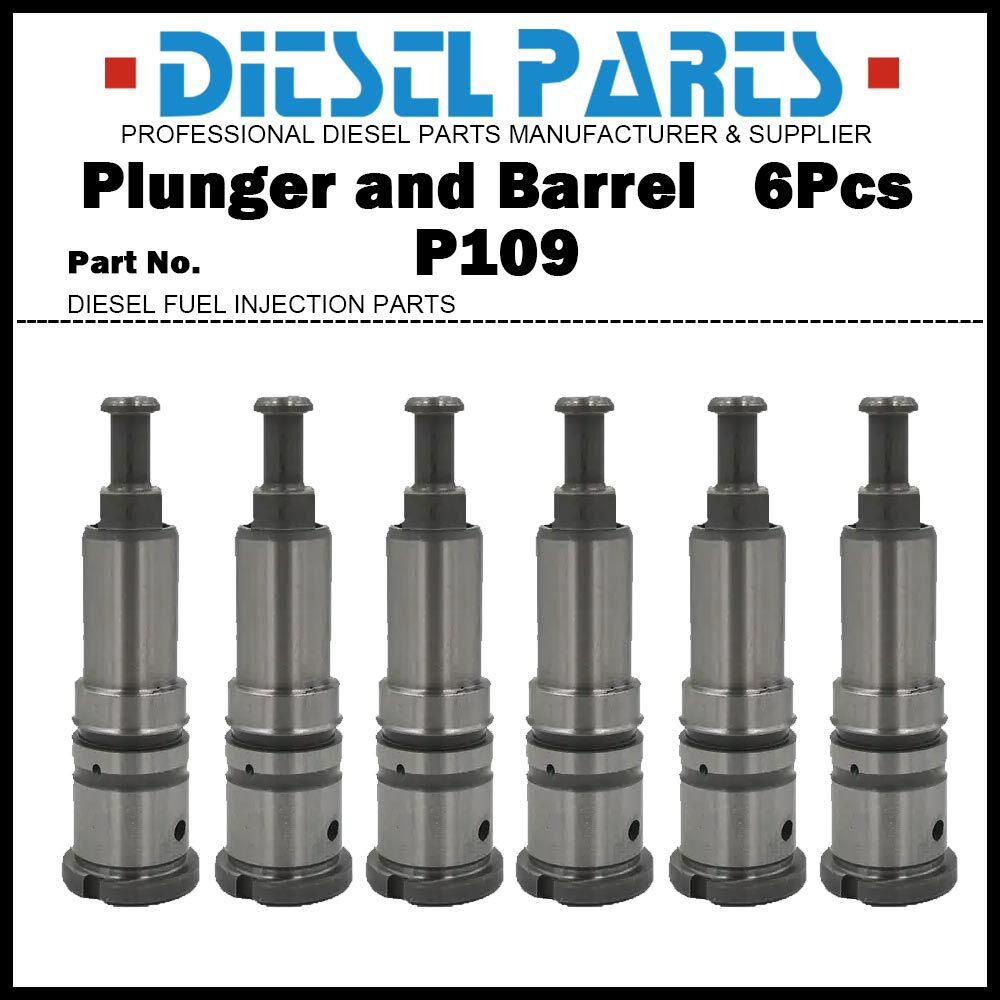 6Pcs Pump Element P109 Plunger and Barrel 134151-2920 for