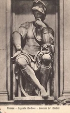 Vintage Postcard 1910's Cappelle Medicee Lorenzo de' Medici Florence Italy IT