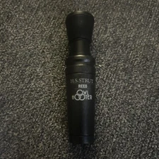H.S. Strut Reed Owl Hooter Game Call Hunting Black Plastic