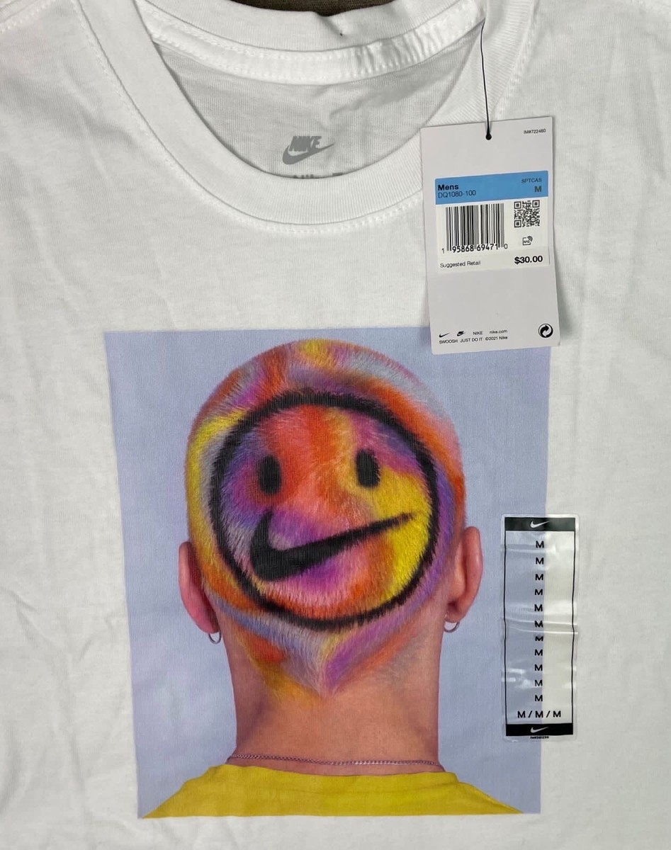 Nike J Balvin Sportswear Graphic Have A Day Smile T-Shirt