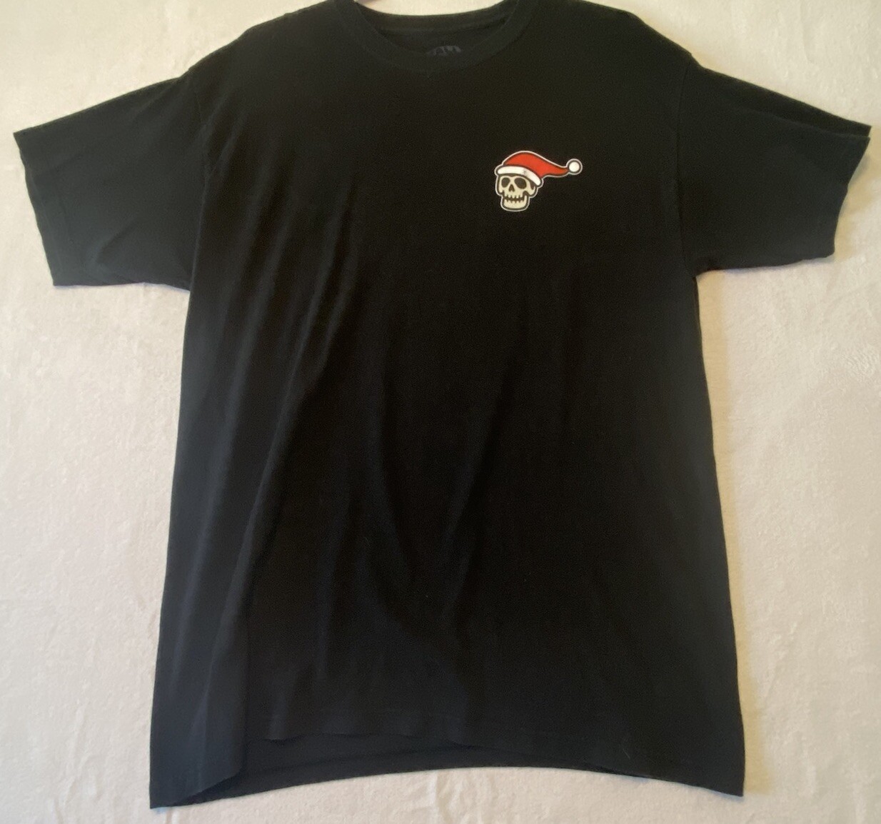 Call Your Mother Santa  T-Shirt Santa Skeleton Skate Boarding  Size | L