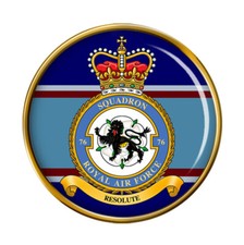 76 Squadron, RAF Pin Badge