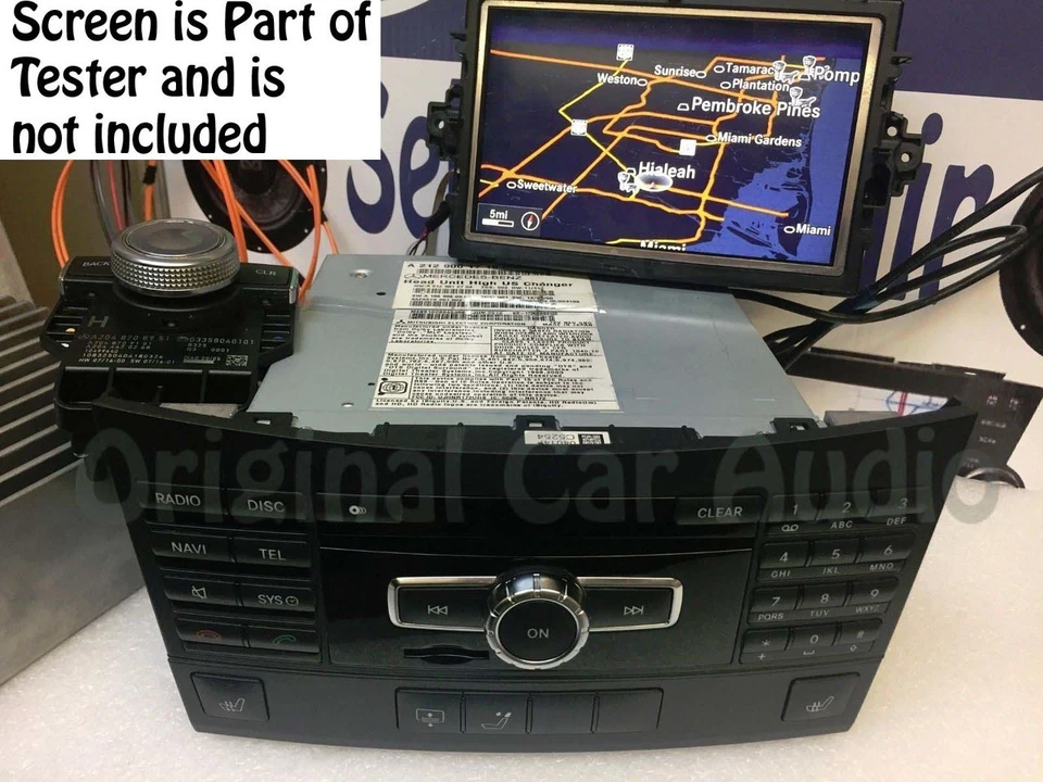 2013 Mercedes-Benz CLS-Class E-Class Navigation MULTI 6 CD DISC PLAYER Radio - Image 3 of 4