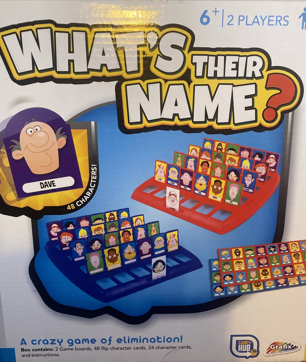 Games Hub “What's Their Name?” 2players Board Game age 6+