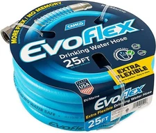 Camco EvoFlex 25-Foot Drinking Hose  5/8-inch Diameter  Recreational Use 