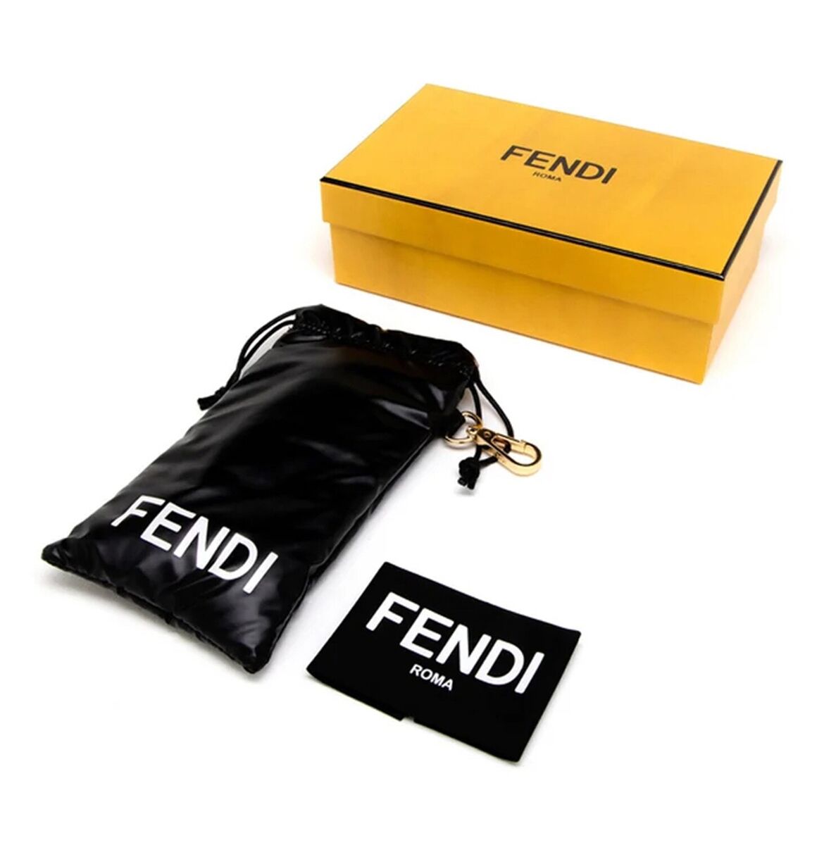 FENDI FENDIGRAPHY HOBO Logo 40097 Black Gold Fashion Chunky FENDI FENDIGRAPHY HOBO Logo 40097 Black Gold Fashion Chunky