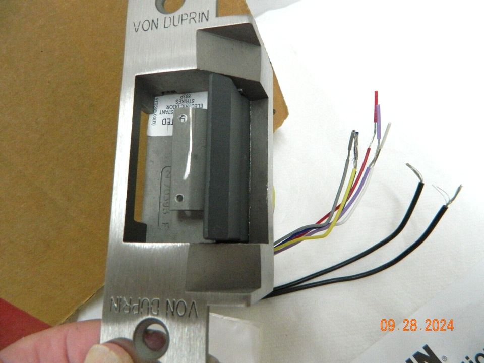 Von Duprin EFS0750SL Burglary Resistant Electric Door Strike 893P 6000