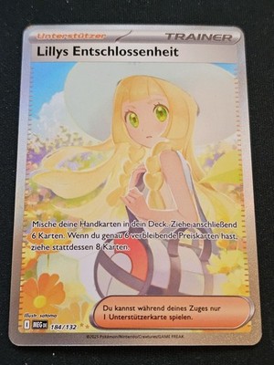 Lillie's Determination 184/132 SIR   Pokémon - DE - Excellent (Beschreibung)
