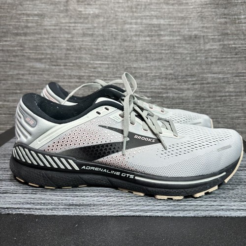Brooks Adrenaline GTS 22 graue sportliche Laufschuhe bequem – Damengröße 11,5 - Bild 6 von 15