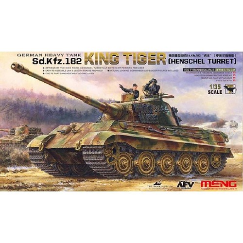 Modell Panzer Deutsch Heavy Tank Sd.kfz.182 King Tiger (Henschel Turret) MENG Ts - Bild 2 von 10