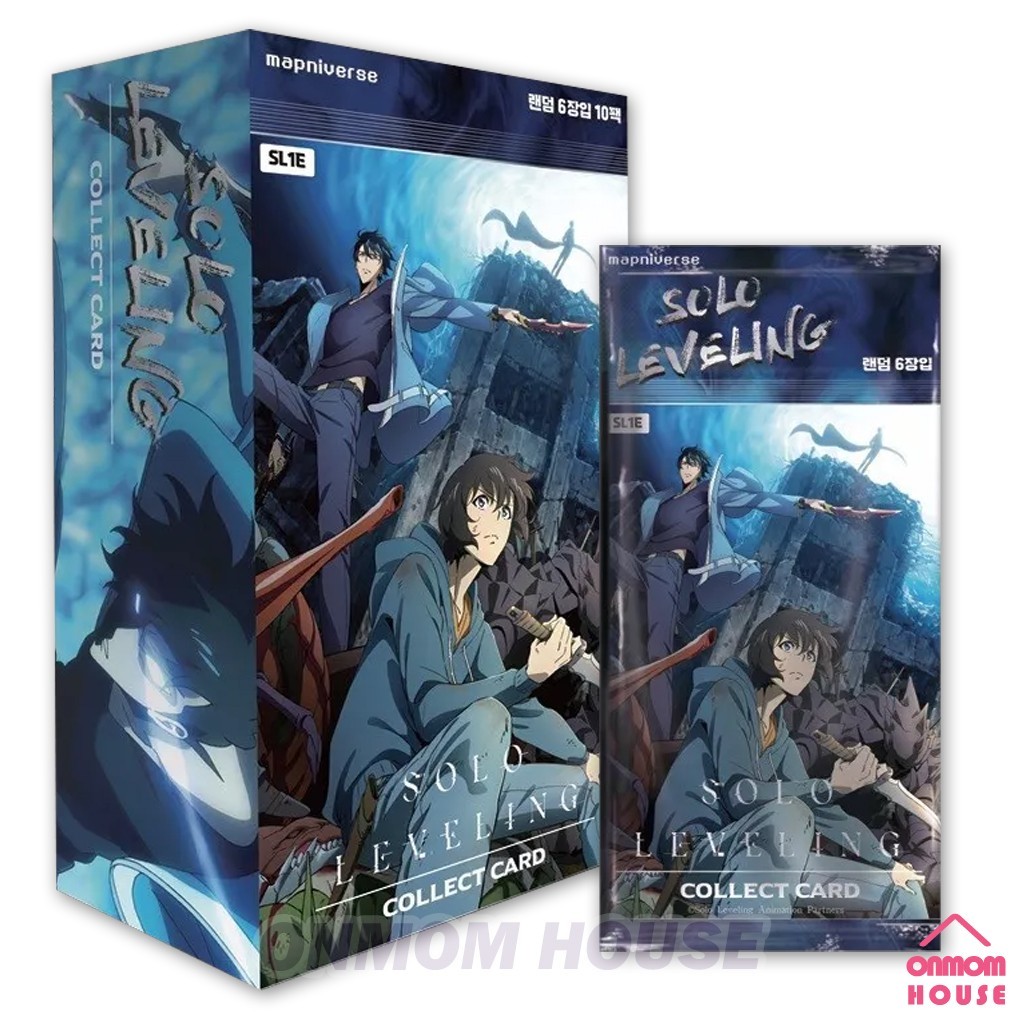 Solo Leveling Collect Card Vol.1 Booster Box Korean TCG 10Pack