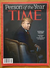 Time Magazine 2016 Donald Trump Person Of The Year MAGA POTY NO LABEL DAMAGED