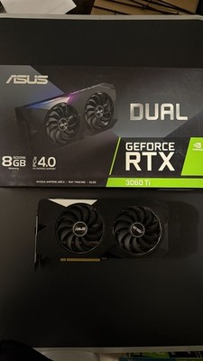 ASUS DUAL GeForce RTX 3060 Ti OC 8GB GDDR6 Grafikkarte TopZustand NICHTRAUCHER