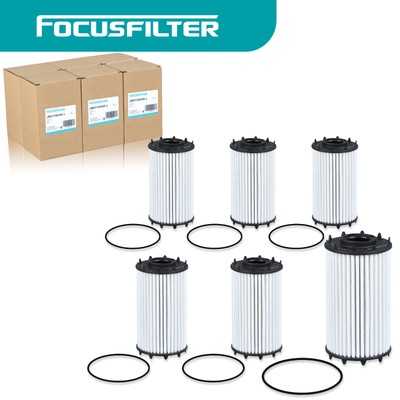 6PCS FOCUSFILTER 06M198405F PG99500EX Oil Filte Fits Cayenne & Audi Q7 Q8 SQ5 S5