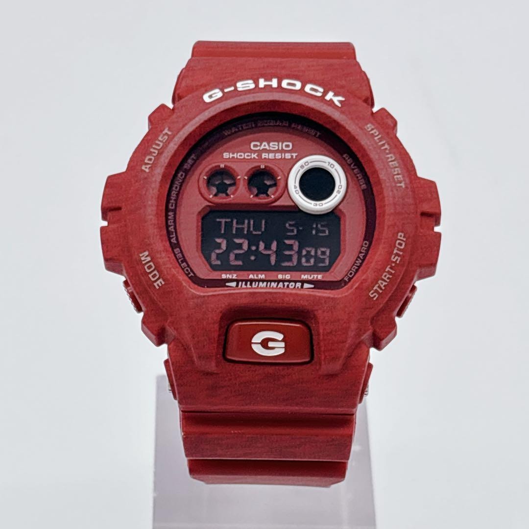 CASIO G-SHOCK GD-X6900HT 赤 CASIO G-SHOCK GD-X6900HT-4 Heathered Series Red Watch Japan