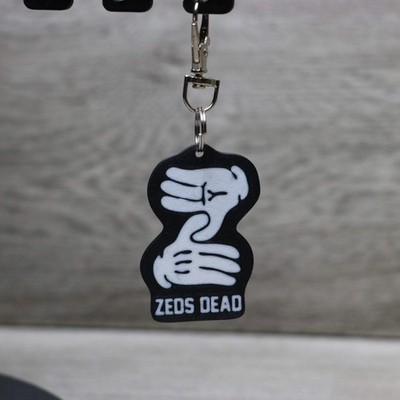 Bass Hands Dubstep Keychain   3D Printed Festival Rave Accessory