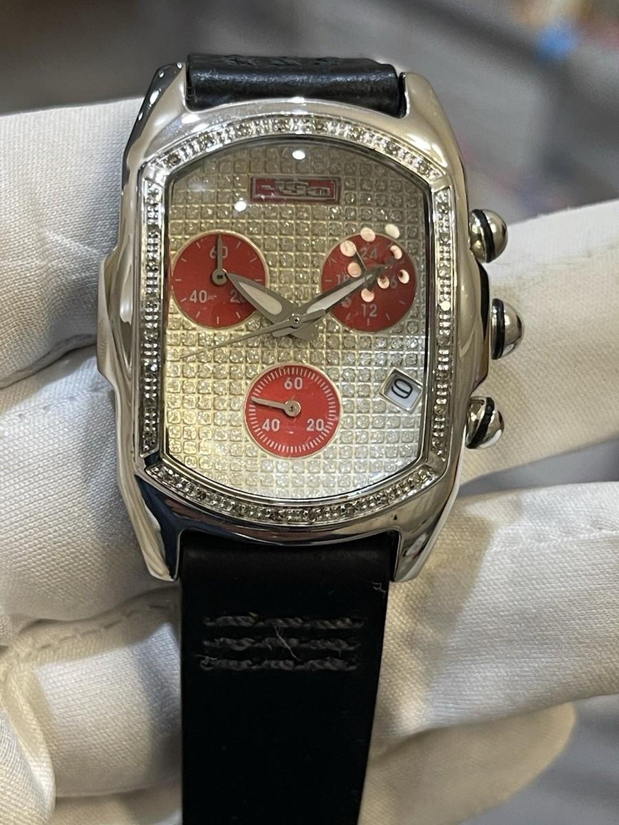 JoJo Rodeo Chronograph Diamond Platinum Quartz JL-05322 Women
