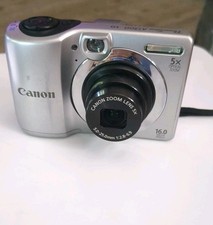 Canon PowerShot A1300 HD Silver Compact Camera 16MP 5x Zoom 2.7" NO DEALERS 