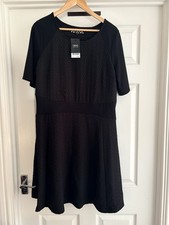 Next Women's Black Dress Size 18 Brand New with Tags