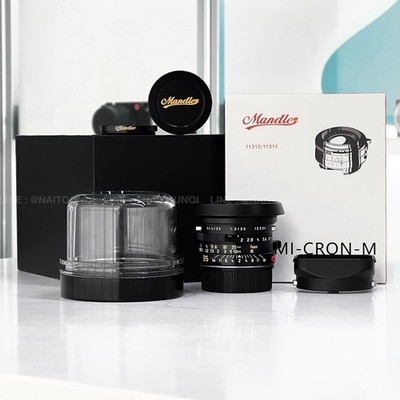 Brand New!!! Mandler 35mm F2 Black   Bonus Hood x2 | Classic Style