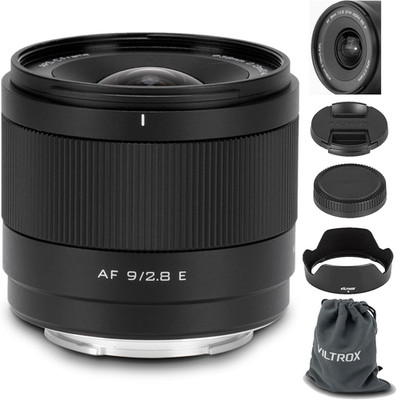 9Mm F2.8 E-Mount APS-C Lens for Sony, Auto Focus Ultra-Wide Prime Lens for Sony