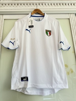 Vintage Italy 2003-2004 Away Soccer Jersey Football Shirt Kit Size
