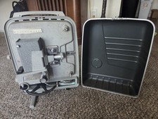 Vintage Wollensak Model 715 8mm Movie Projector Tested Working W/ Case Film