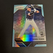 2017 Panini Chronicles - Prizm Derek Fisher #21 Light Blue Prizm /299 (RC)