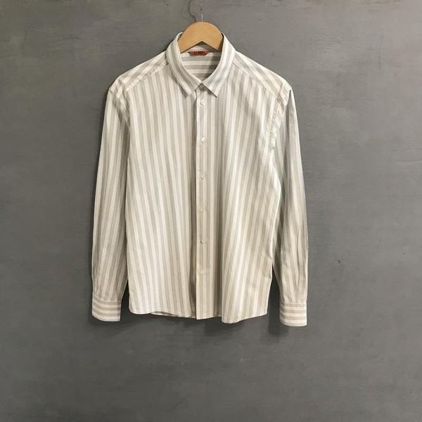 Men Barena Venezia Shirt Beige Cotton 38 / M / 46