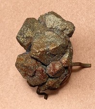 Grande formazione cristallo Galena ricoperto da pirite drusa - pezzo da esposizione pesante