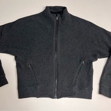 Lululemon Easy Going Jacket Heathered Black Size 4