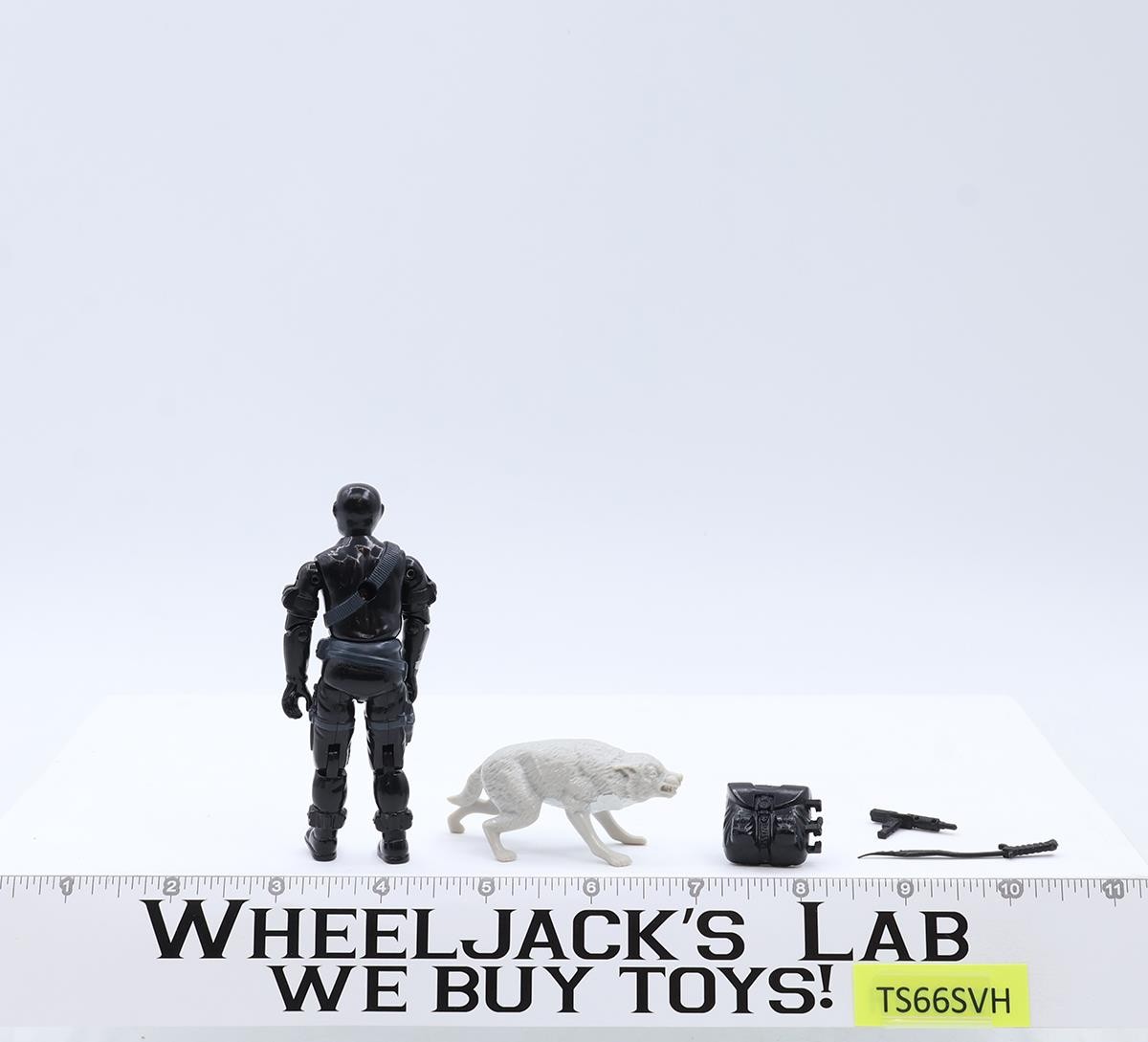 Snake Eyes V2 W/ Timber Complete 34 Cardback 1985 G.I. Joe Hasbro