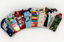 Christmas gift bags lot wine bottles