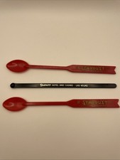 Vintage Stardust Las Vegas Swizzle Stir Sticks - Made In USA - 6โ