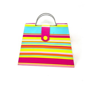 2002 Glitterwrap Used Shopping Bag 8" T X 11" L X 4.5" W