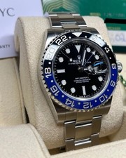 2021 Rolex GMT-Master II 126710BLNR Batman Silver Oyster Bracelet - Full Set 3