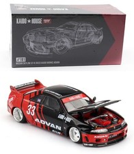 Kaido House x Mini GT Nissan Skyline GT-R R33 Kaido Works Advan 1:64 KHMG191