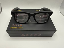 AiMB S2 Max Black AI Smart Glasses – HD Video, Translation & Bluetooth Audio
