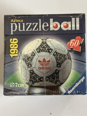 Adidas Azteca 1986 World Cup Soccer Ball 3D Puzzle 60pc Ravensburger New