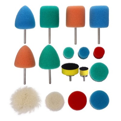 16 Pcs Car Polishing Pad Buffing Pads Sponge Applicator Detailing