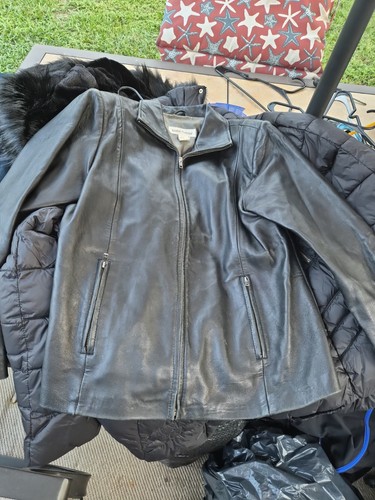 Boston Harbour Men's Leather Jacket Size Large, Buttery Soft EXCELLENT CONDITION