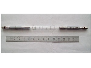 Pulsed Xe-filled flashlamp type INP 5/60A-1 to pump Nd:YAG or ruby laser rods