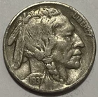 1937 - Buffalo Nickel - Full Date Exact Coin Imaged #BF11