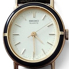 Orologio da polso donna SEIKO Socie quarzo ovale con scatola originale Extreme Excellent co