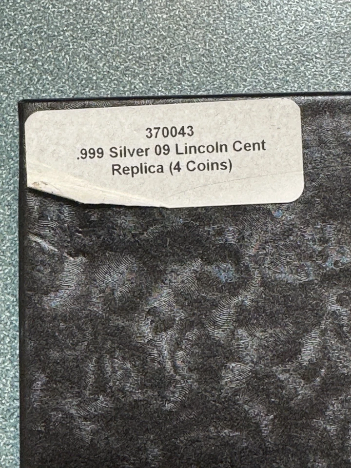 2009 Lincoln 1 Cent Set Of Four Silver 1 Oz Rounds Uncirculated Commemorative - Image 3 of 3