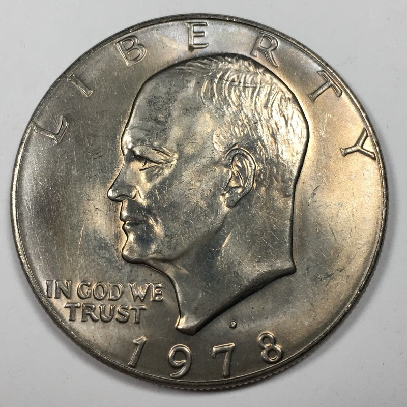 1978-D Eisenhower Dollar - Circulated Clad KM#203 - 0506-843