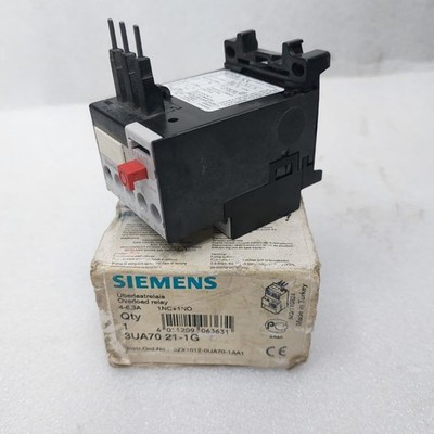 SIEMENS OVERLOAD RELAY..MODEL. 3UA70 21-1G .. CURRENT RANGE 4-6.3A 