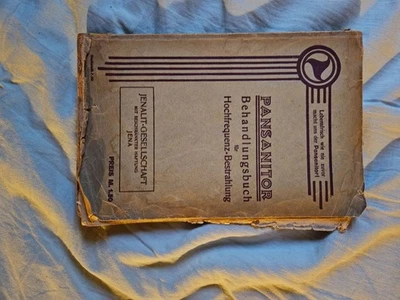 Pansanitor Behandlungsbuch für Hochfrequenz-Bestrahlung Broschüre ca. 1920er  - Bild 1 von 4