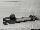 Custom Built Structo Tonka Flatbed Ramp Toy Hauler Truck Pressed Steel 26” Long